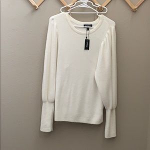EXPRESS | BUSINESS CASUAL | Balloon Sleeve Sweater